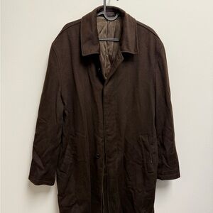 Men's Classic Brown Trench Coat